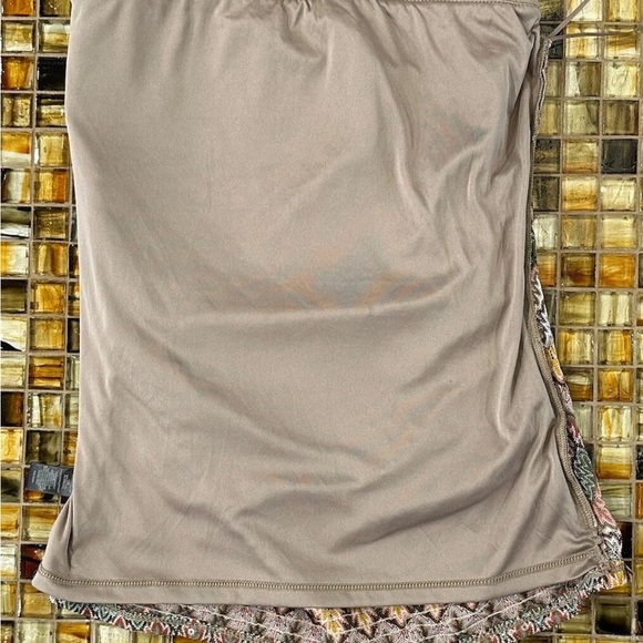 Express Womens Strapless Fitted Sparkly Multicolor Top~Side Zipper~Lined~small - Picture 15 of 16